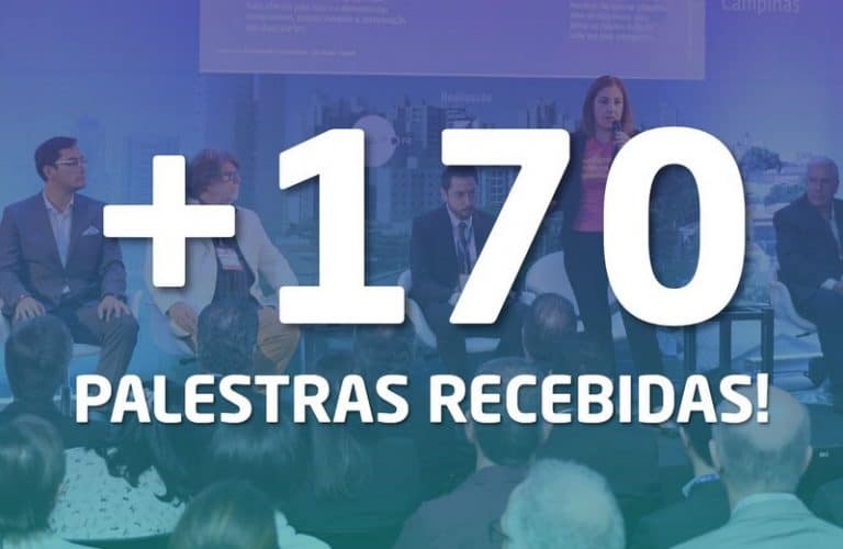 MAIS DE 170 PALESTRAS RECEBIDAS!