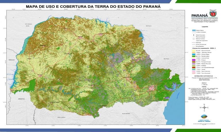 PARANÁ TEM NOVO MAPEAMENTO DE COBERTURA VEGETAL