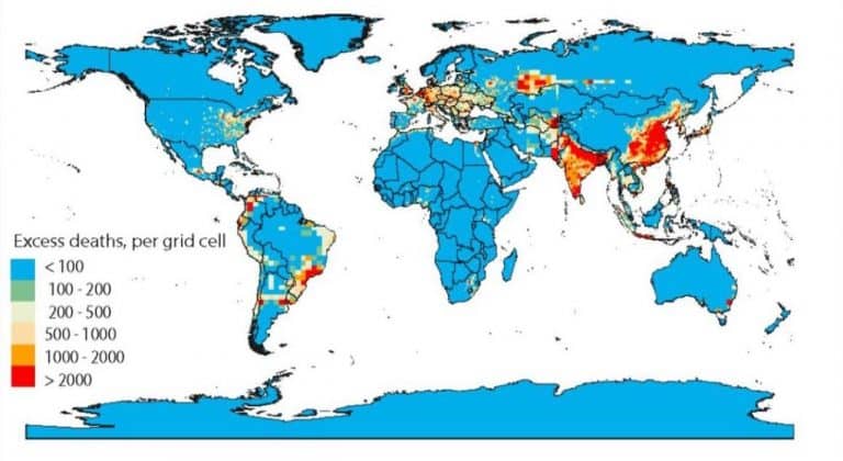 ESTUDO: POLUIÇÃO GERADA POR COMBUSTÍVEIS FÓSSEIS É RESPONSÁVEL POR 1 EM CADA 5 MORTES NO MUNDO