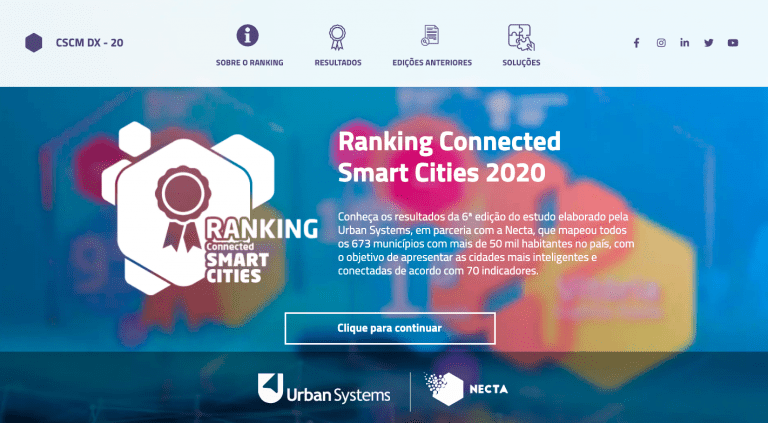 RANKING CONNECTED SMART CITIES 2020