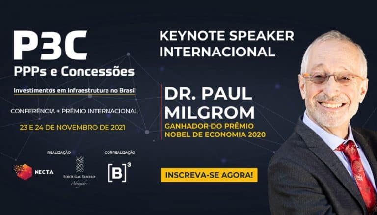 DR. PAUL MILGROM, PROFESSOR DE ECONOMIA, GANHADOR DO PRÊMIO NOBEL E COFUNDADOR DA AUCTIONOMICS CONFIRMA PRESENÇA NA 1ª EDIÇÃO DA CONFERÊNCIA P3C