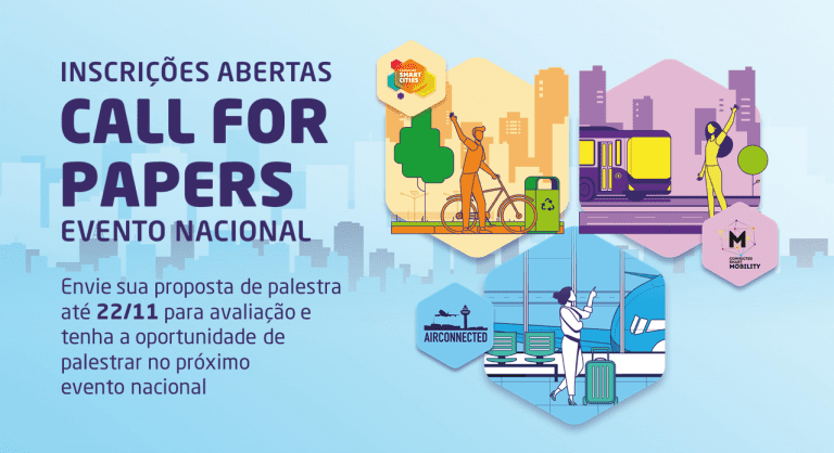 ABERTAS AS INSCRIÇÕES DO CALL FOR PAPERS PARA O CONNECTED SMART CITIES & MOBILITY E AIRCONNECTED 2022