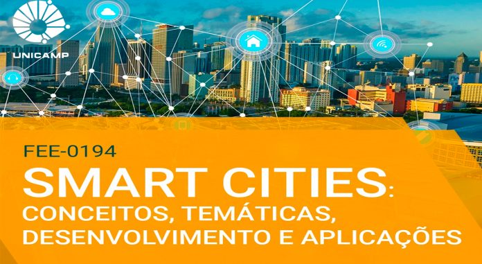 Durante o ano de 2022, a Unicamp oferece três turmas do curso de extensão 'Smart Cities: Conceitos, Temáticas, Desenvolvimento e Aplicações'.