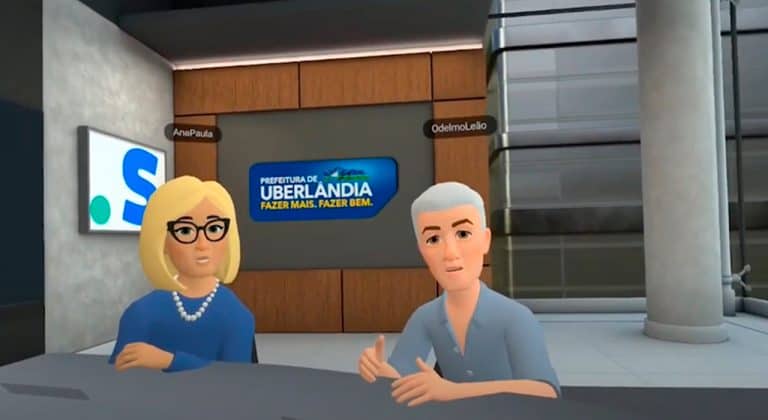 PREFEITURA DE UBERLÂNDIA É A PRIMEIRA DO BRASIL A REALIZAR REUNIÃO DE TRABALHO NO METAVERSO