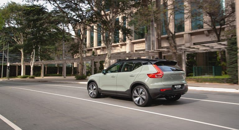 VOLVO CAR BRASIL VENDE MAIS CARROS ELÉTRICOS NO PRIMEIRO TRIMESTRE DO QUE EM TODO ANO PASSADO