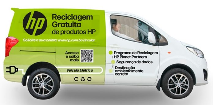 HP adota uso de carro elétrico em programa de logística reversa