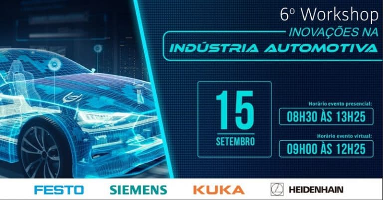 SIEMENS, EM PARCERIA COM AS EMPRESAS FESTO, HEIDENHAIN E KUKA, ACELERA A TRANSFORMAÇÃO DIGITAL NA 6ª EDIÇÃO DO WORKSHOP INOVAÇÕES NA INDÚSTRIA AUTOMOTIVA