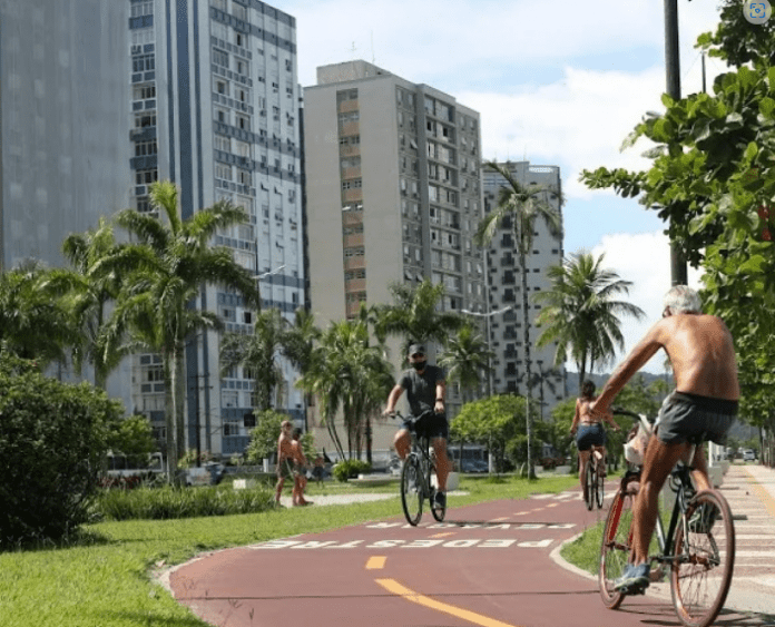 Plano prevê implantação de 670 km de ciclovias interligando a Baixada Santista
