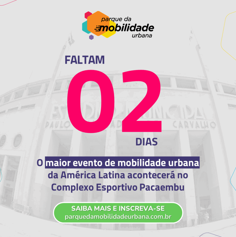 FALTAM 2 DIAS PARA O PARQUE DA MOBILIDADE URBANA NO NOVO PACAEMBU