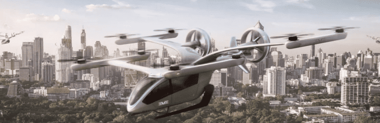 Carro voador eVTOL deve ser fabricado no Brasil até 2026