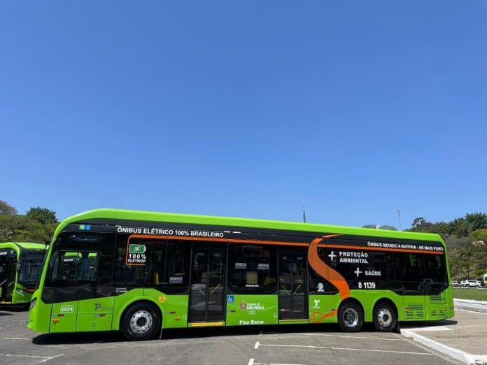 São Paulo recebe 50 novos ônibus elétricos
