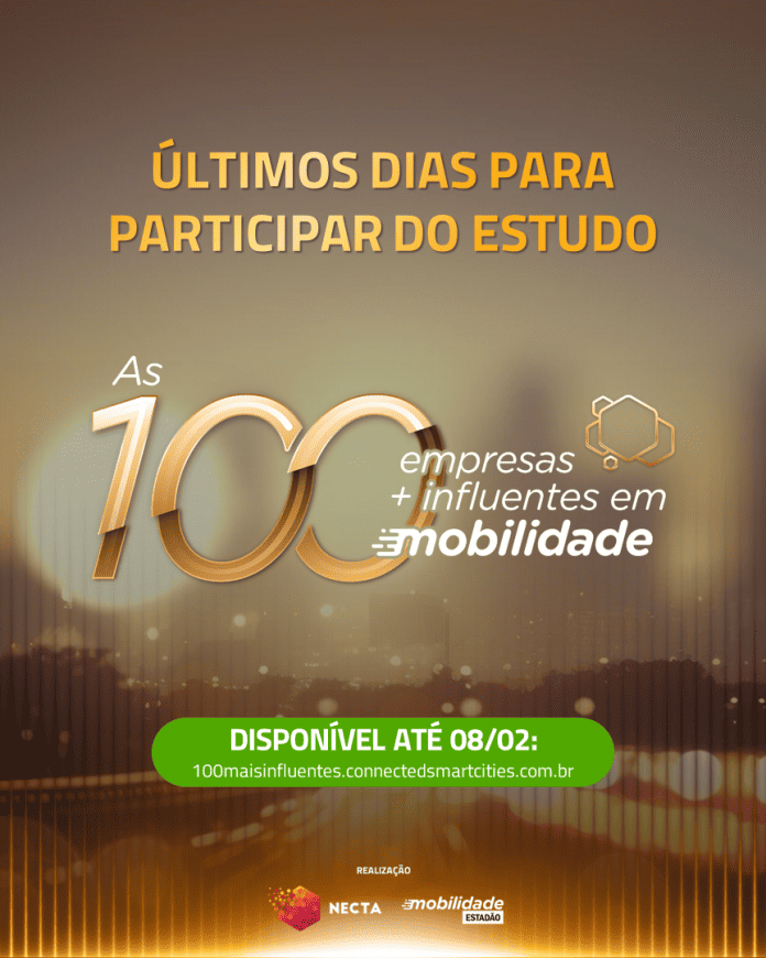 Ainda dá tempo de se inscrever no Levantamento 100+ Connected Smart Cities em Parceria com o Mobilidade Estadão