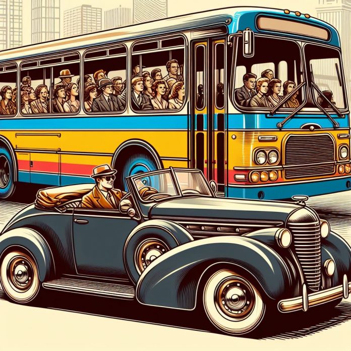 O elitismo classista e o transporte público no Brasil.