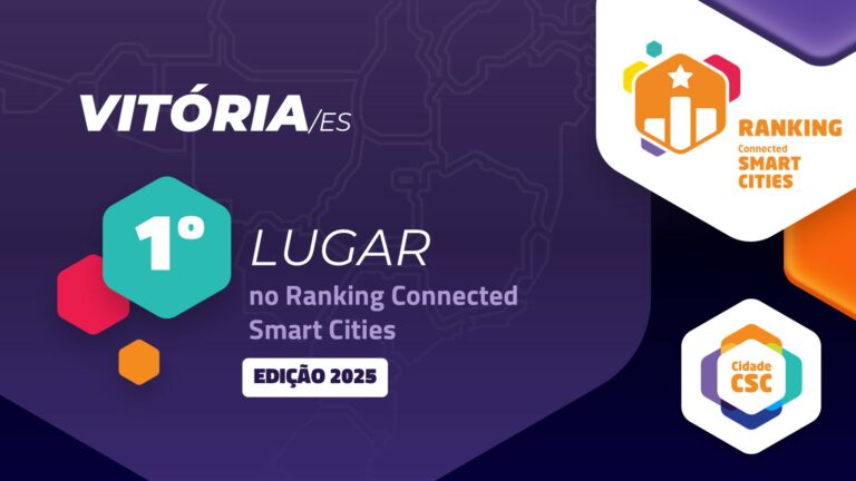 Vitória lidera o Ranking Connected Smart Cities 2025 como a cidade mais inteligente e conectada do país